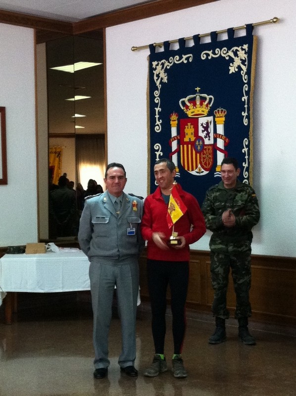 El jinete Navarro PACO AYESTAR&Aacute;N, ganador del I Raid AGM en Zaragoza